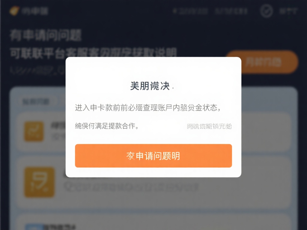解决方法： 在申请取款前，务必查看账户内的资金状态