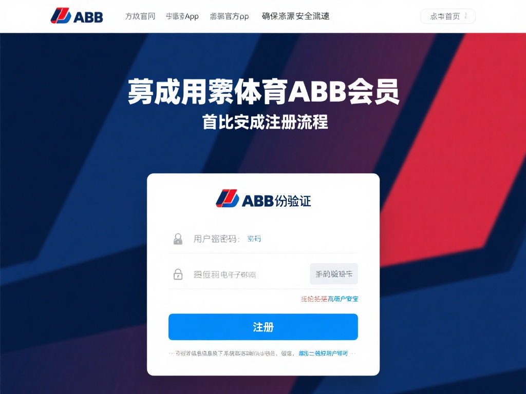 想要成为万博体育abb的一员，首先需要完成注册流程